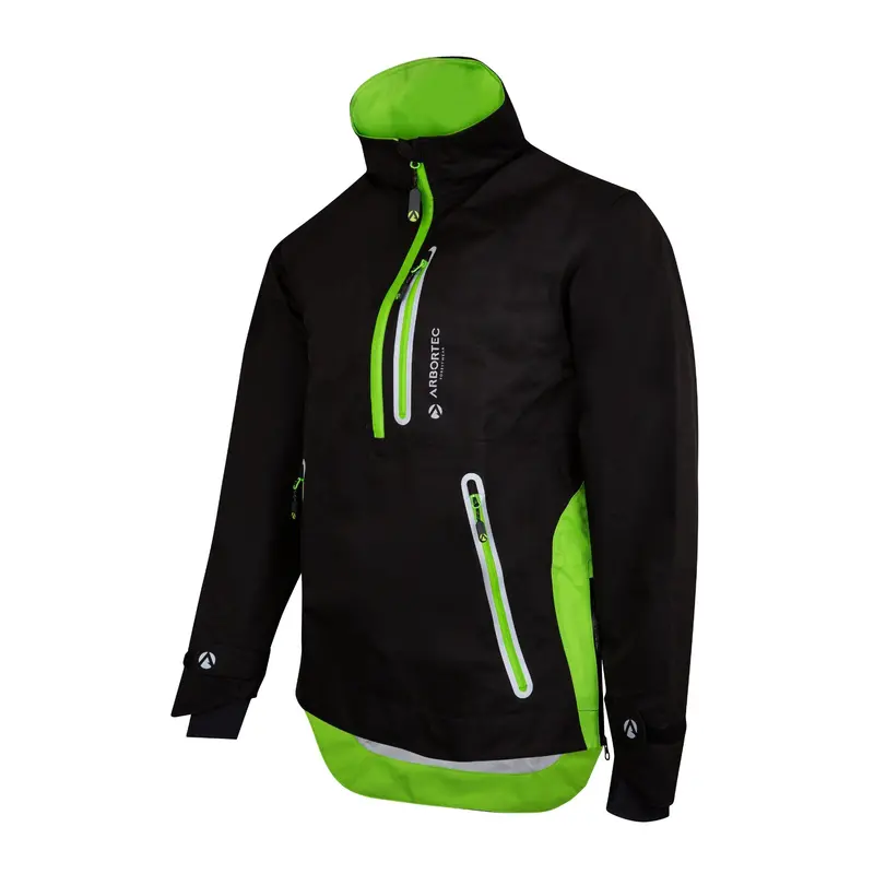 Arbortec At4400 Black Half-Zip Waterproof Jacket 1