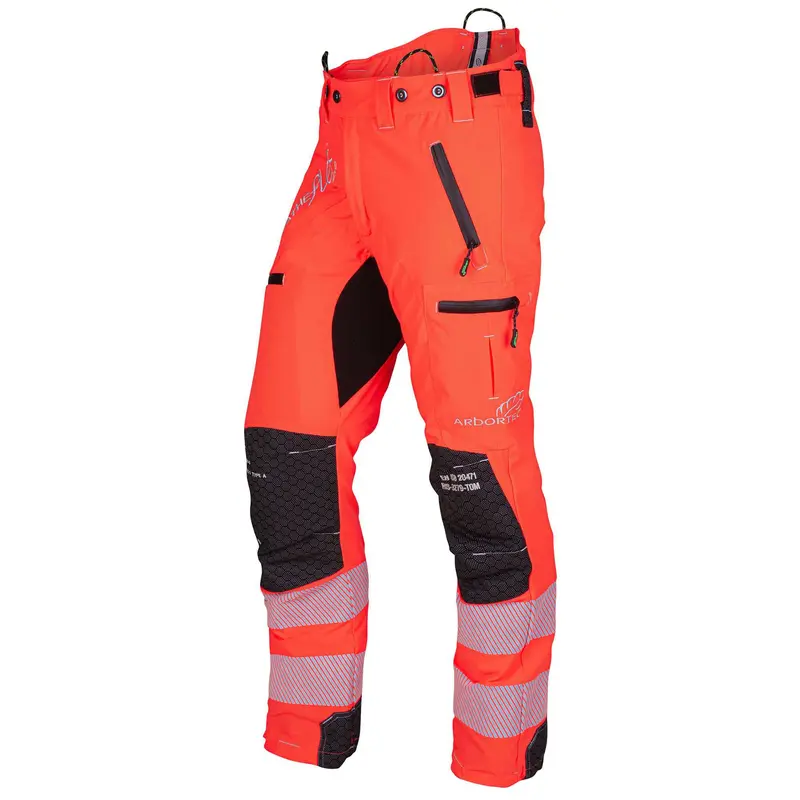 Arbortec Athv4070 Breatheflex Pro Chainsaw Pants – Design C, Class 1, Hi-Vis Orange 1