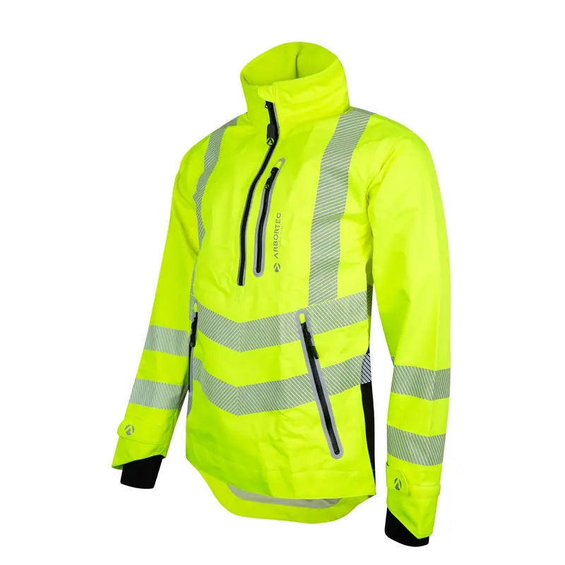 Arbortec Athv4400 Hi-Vis Yellow Half-Zip Waterproof Jacket 1