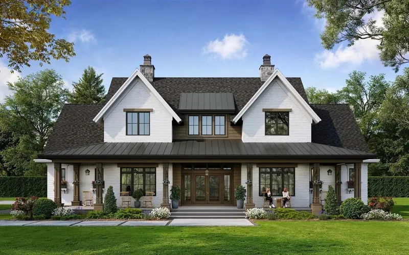 Architectural Modern Farmhouse (3,264 Sq Ft) With Bonus Area, First-Floor Primary, And Fluid Open Layout 1