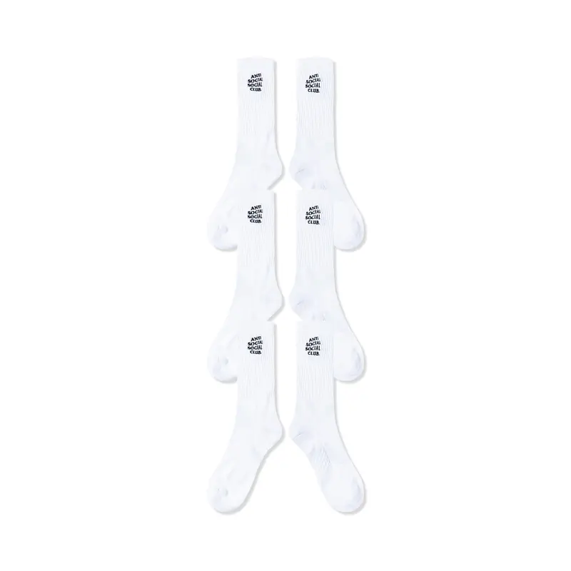 Assc Classic Embroidered Crew Socks (3-Pack) 1