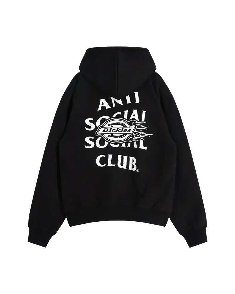 Assc X Dickies Flame-Print Zip-Up Hoodie 1