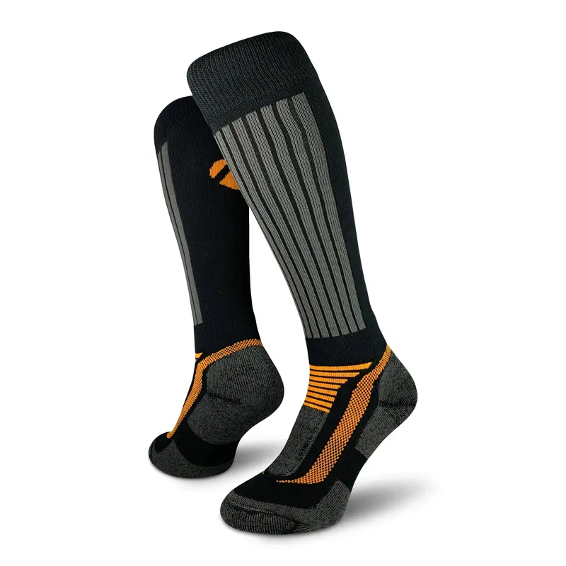 At3810 Hi Sock Xpert In Black And Orange 1
