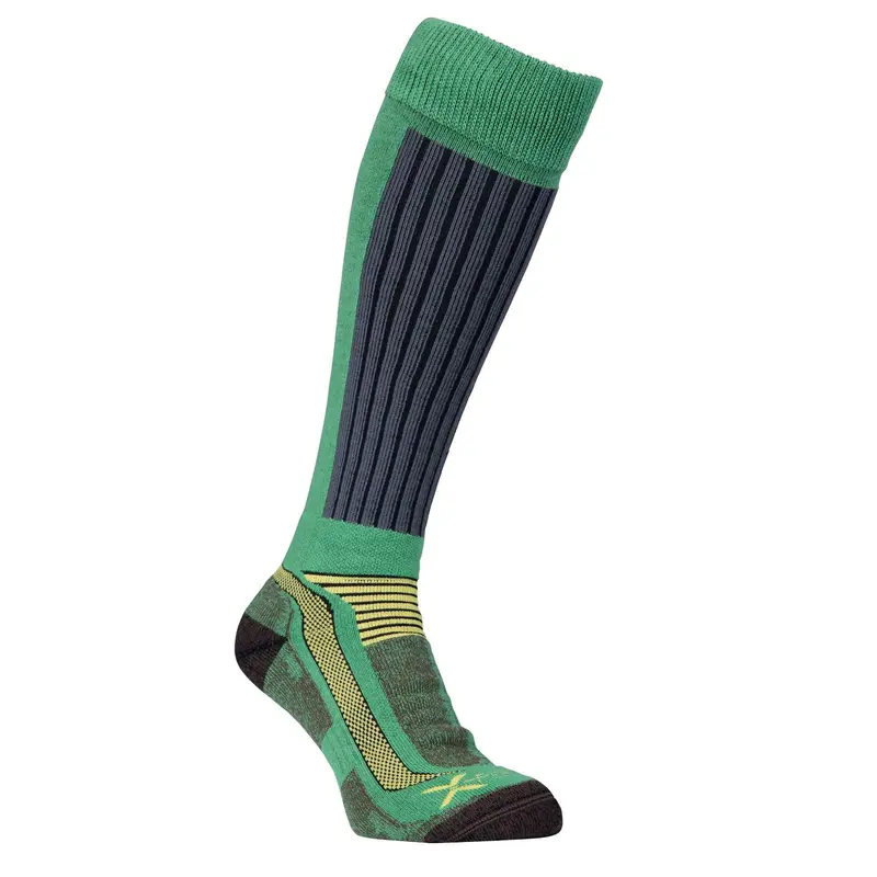 At3812 Hi Sock Xpert In Olive And Yellow 1