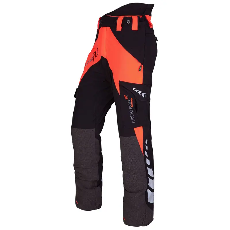 At4010 Breatheflex Chainsaw Pants – Class 1 A Protection, Orange 1