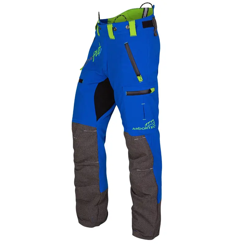 At4060 Breatheflex Pro Chainsaw Safety Pants – Class 1 A-Rated, Blue 1