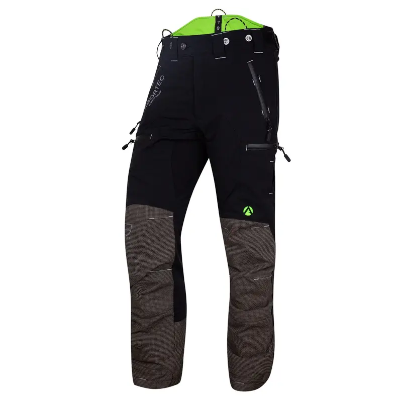 At4060 Breatheflex Pro Chainsaw Trousers – Class 1 Protection, Design A, Matte Black 1