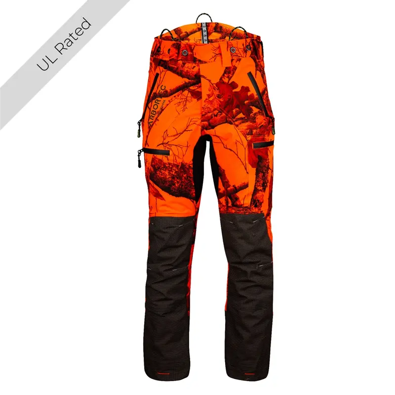 At4060(Us) Breatheflex Pro Realtree Chainsaw Pants – Ul Rated, Orange 1