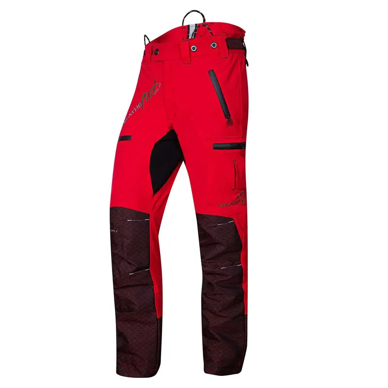 At4061 Freestyle Chainsaw Safety Pants – Class 1 A-Rated, Red 1