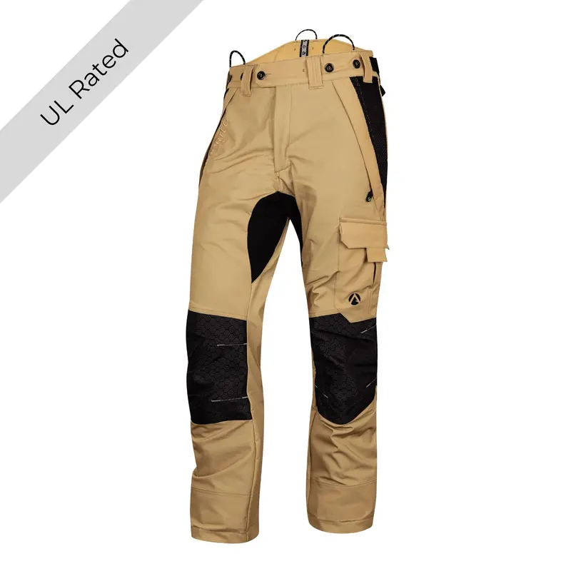 At4062(Us) Ul-Certified Vented Chainsaw Pants – Beige 1