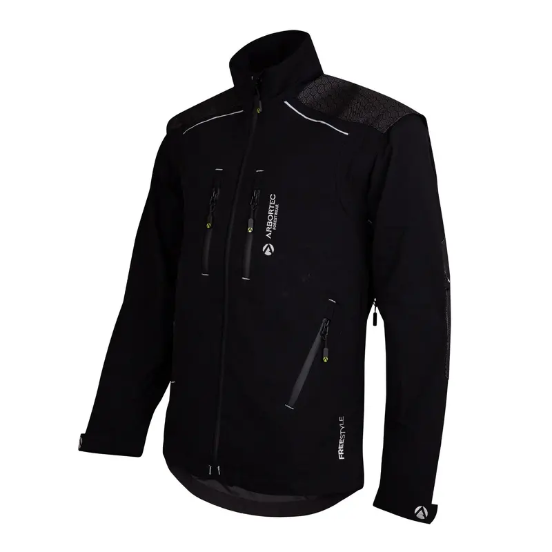 At4101 Breatheflex Pro Freestyle Work Jacket In Black 1