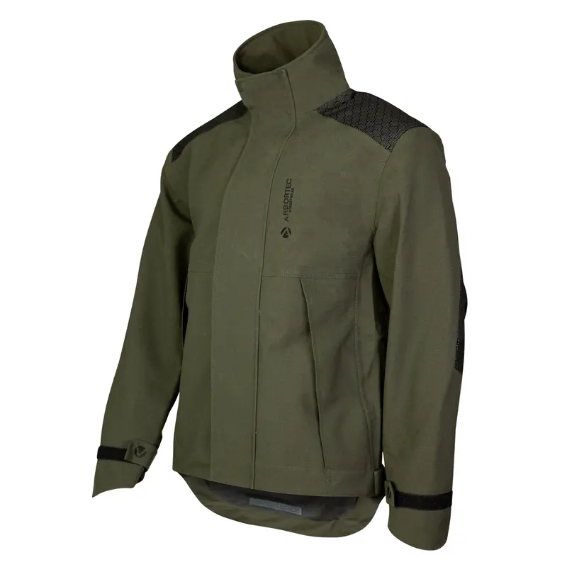 At4480 Heavy-Duty Full-Zip Waterproof Jacket – Olive 1