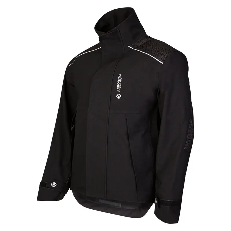 At4480 Heavy-Duty Full-Zip Waterproof Work Jacket – Black 1