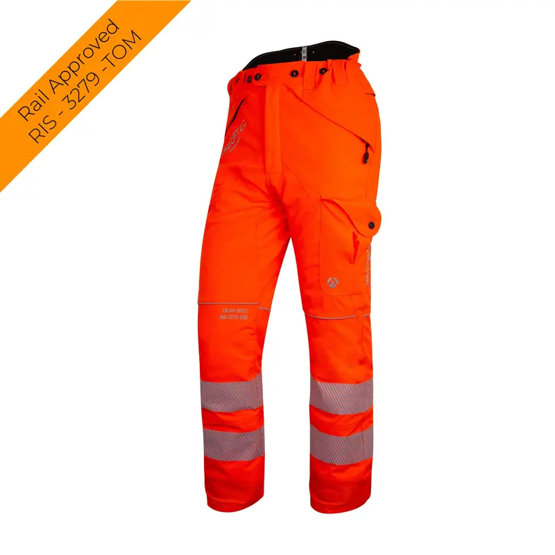 Athv4010 Breatheflex Chainsaw Trousers (Design A, Class 1) – Hi-Vis Orange 1