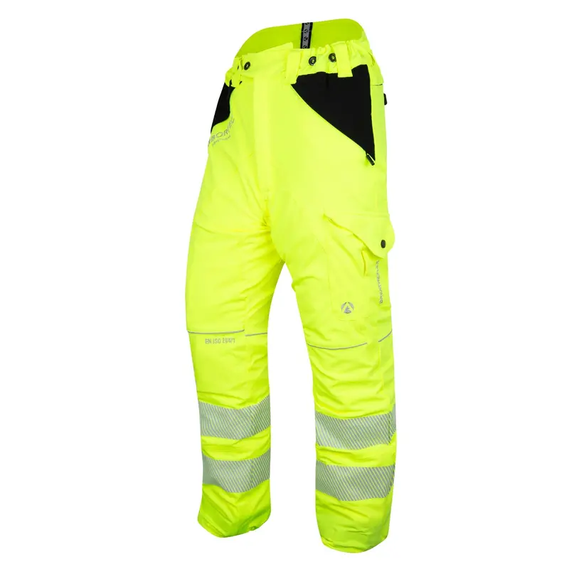 Athv4010 Breatheflex Chainsaw Trousers (Design A, Class 1) – Hi-Vis Yellow 1