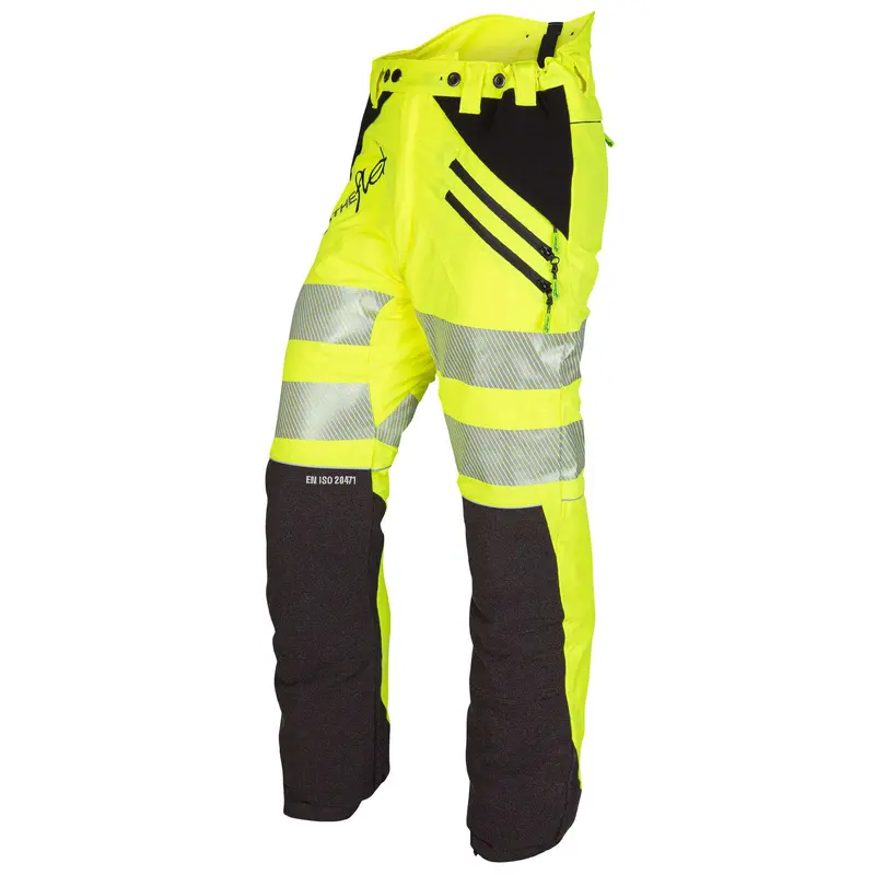 Athv4050 Breatheflex Chainsaw Trousers (Design C, Class 1) – Yellow With Kevlar Reinforcement 1