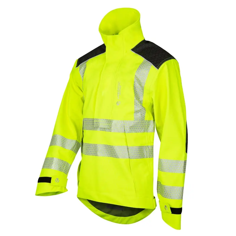 Athv4460 Heavy-Duty Half-Zip Waterproof Hi-Vis Jacket – Yellow 1