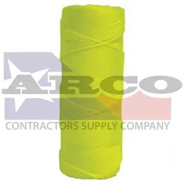 Bc359 Braided Fluorescent Yellow Twine – 1,000 Ft Dispenser Tube 1