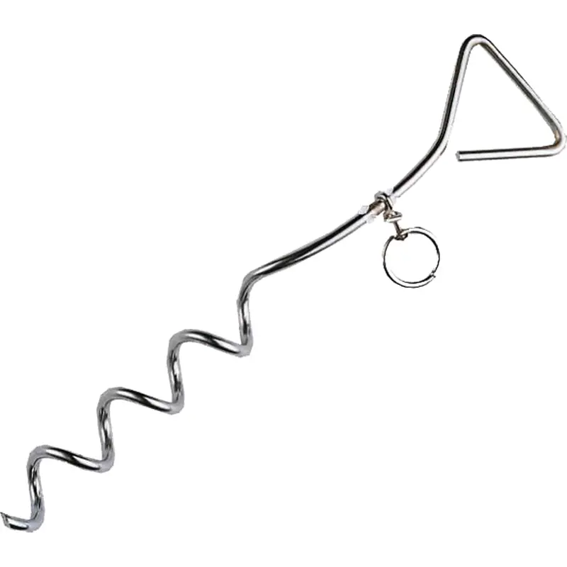 Bisley Corkscrew-Style Adjustable Dog Tether For Field Use 1