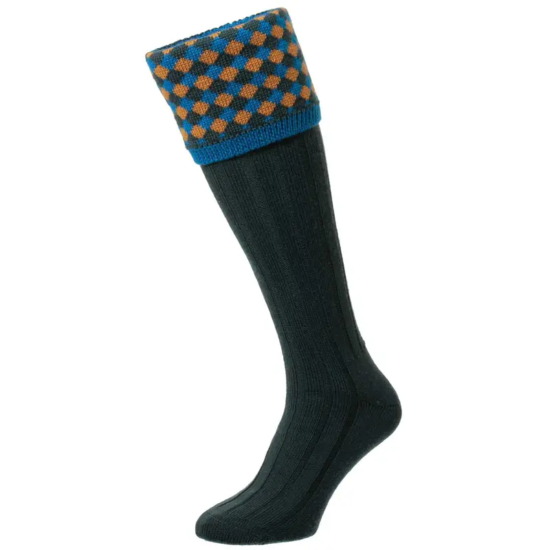 Bisley Hadleigh Harlequin Diamond Pattern Shooting Socks 1