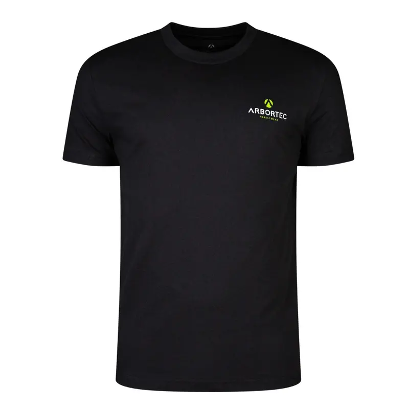 Black Short-Sleeve Crewneck T-Shirt – Lime Afs/Lttl Logo 1