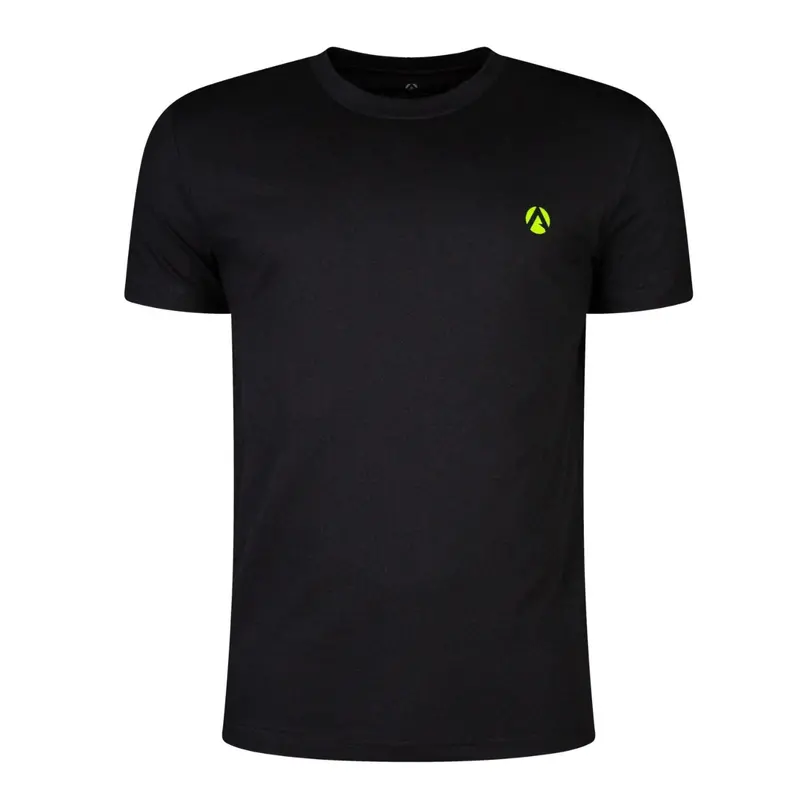 Black Short-Sleeve Crewneck T-Shirt – Lime Ais Logo 1