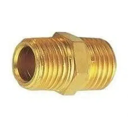 Brass Male-To-Male Nipple – Straight Pipe Extension Fitting 1