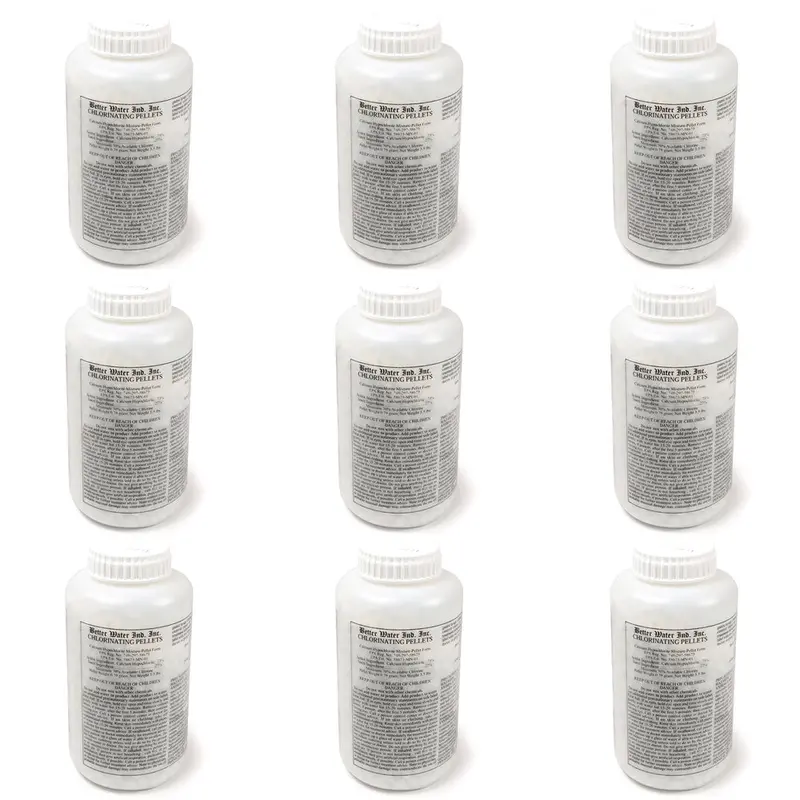 Bwi Chlorine Pellets – 3.5 Lb Containers, Case Of 9 (For Well Pro Chlorination) 1