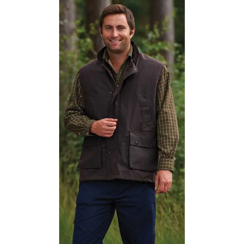Champion Lanark Waxed Cotton Bodywarmer 1