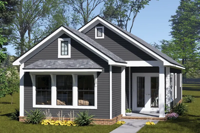 Charming 2-Bedroom Cottage With Vaulted Ceilings And Covered Front Porch | 1,011 Sq Ft 1