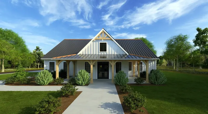 Charming 4-Bed Ranch With Full Wraparound Porch And Grand Living Area 1