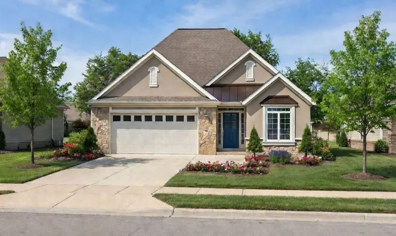 Charming French Country Home Design: 1-Bedroom Layout With Flexible Space & Attached 2-Car Garage | 1,550 Sq Ft 1