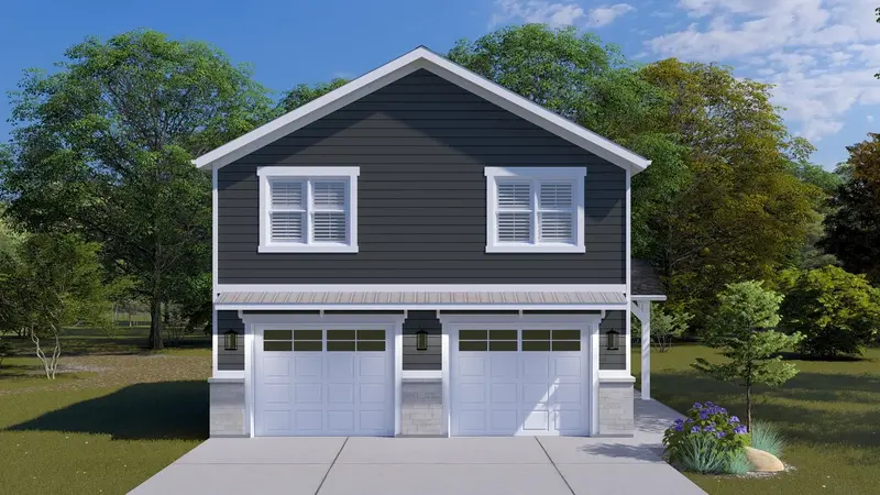 Charming Two-Bedroom Garage Apartment With Covered Porch And Private Master Suite 1