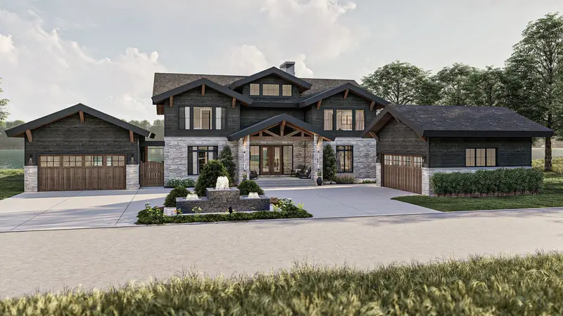 Classic Craftsman Estate: Wraparound Porch, Detached Four-Car Garage, And Expansive 3,767 Sq Ft Interior 1
