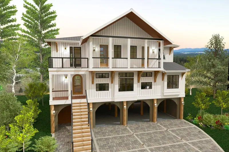 Coastal-Inspired 2,718 Sq Ft Home With 5 Bedrooms & Dual Master Suites 1