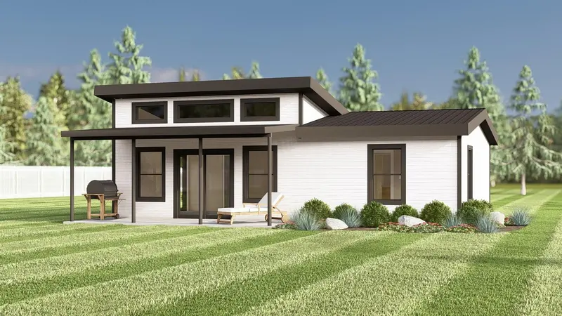 Contemporary One-Bedroom Home With Soaring 12-Foot Ceilings And Covered Porch 1