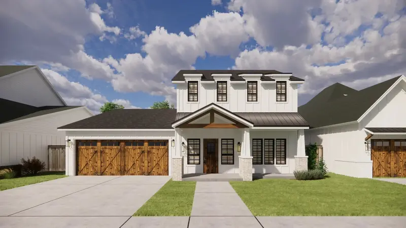 Contemporary Two-Story Three-Bedroom Home With Loft And Rear Patio 1
