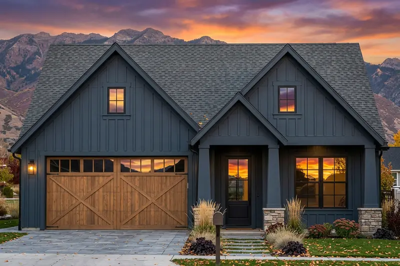 Craftsman-Style Home Plan: 4-Bedroom Open Layout, 1,872 Sq Ft 1