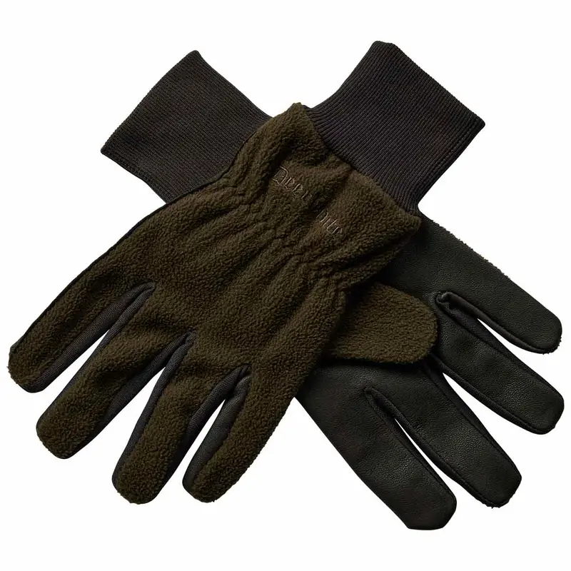 Deerhunter Fleece-Lined Leather Hunting Gloves 1