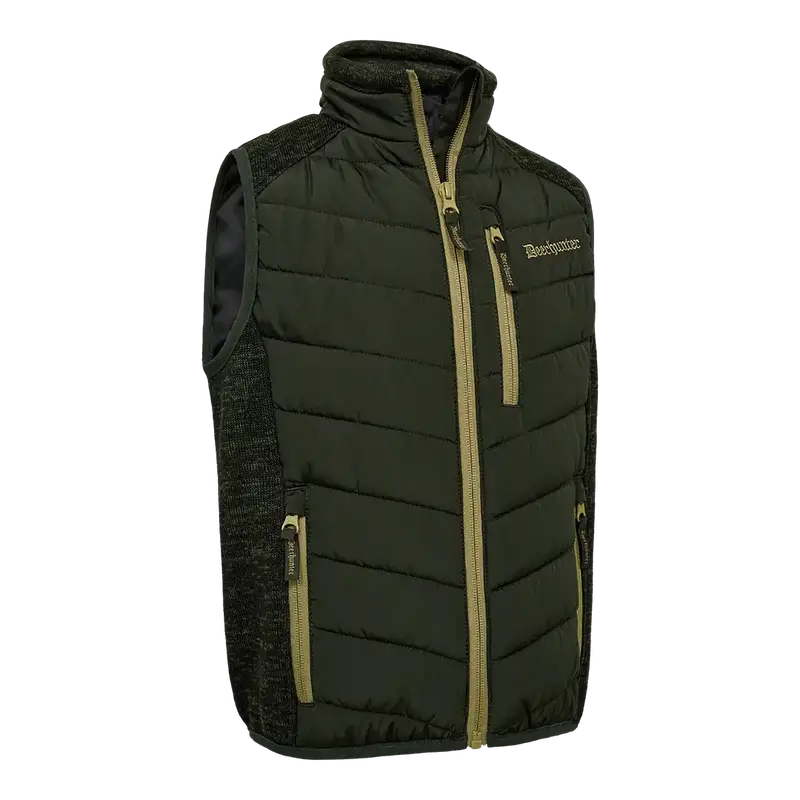 Deerhunter Youth Moor Padded Waistcoat – Kids’ Thermal Field Vest 1
