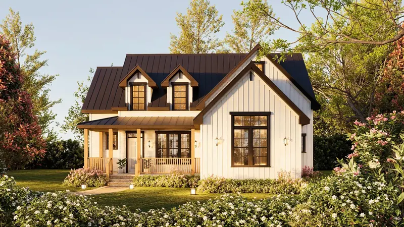 Donna 4 – Modern Single-Story House Plan 1