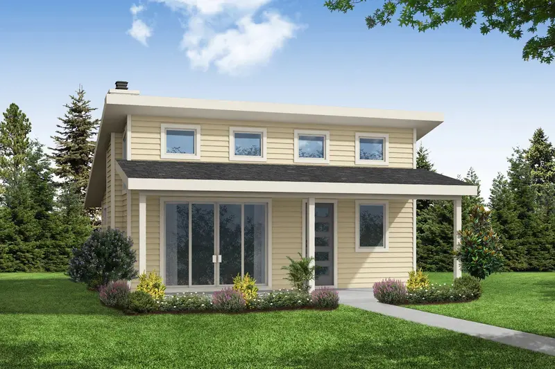 Efficient 2-Bedroom Home With Fireplace, Kitchen Island, And Smart Layout 1