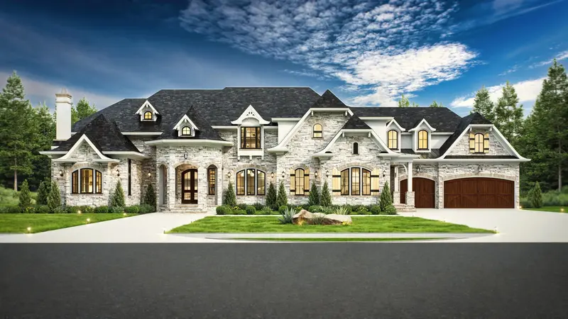 European-Style Luxury Home Featuring Soaring Vaulted Ceilings And Adaptable Bonus Rooms 1