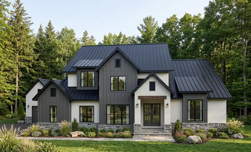 Expansive Modern Farmhouse: 4-Bedroom Layout With Soaring Two-Story Great Room, Bonus Area & 3-Car Garage | 4,434 Sq Ft 1