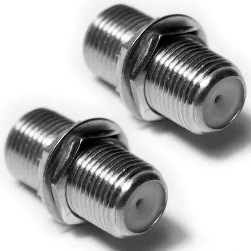 F-Type Coaxial Connector Joiner – Rf Signal Coupler For Tv/Antenna Cables 1