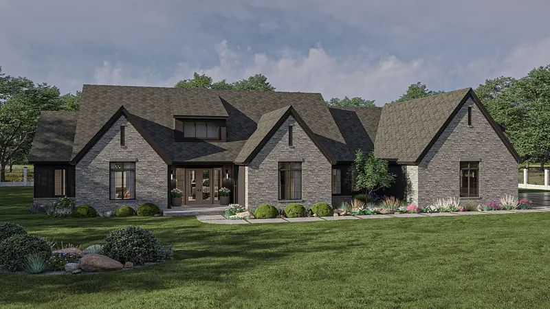 Farmhouse-Inspired Home: Four Bedrooms, Triple-Car Side Garage, Bonus Room, And Outdoor Living (3,248 Sq Ft) 1