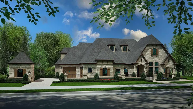 Four-Bedroom Luxury Plan Featuring Butler’S Pantry, Bonus Space, And Seamless Outdoor Living 1