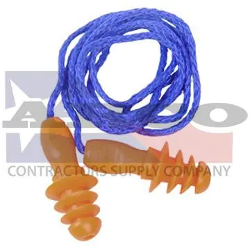 Fp41 Silicone Earplugs – Reusable With Attached Cord 1