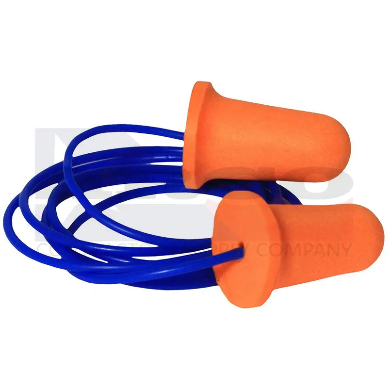 Fp81 Corded Bell Foam Earplugs – Box Of 100 For Easy Retrieval 1