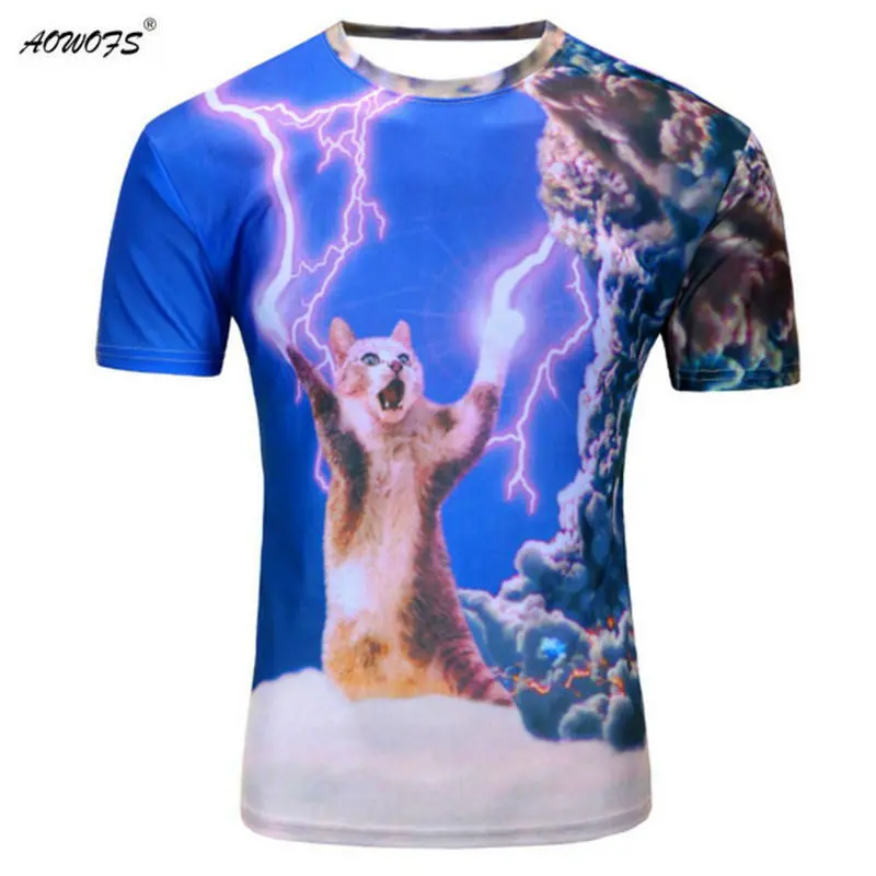 Galaxy Space 3D Effect T-Shirt – Cosmic Visual Design 1